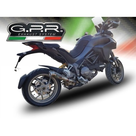 Scarico GPR Powercone Evo per Ducati Multistrada 1260 dal 2018 al 2020 omologato