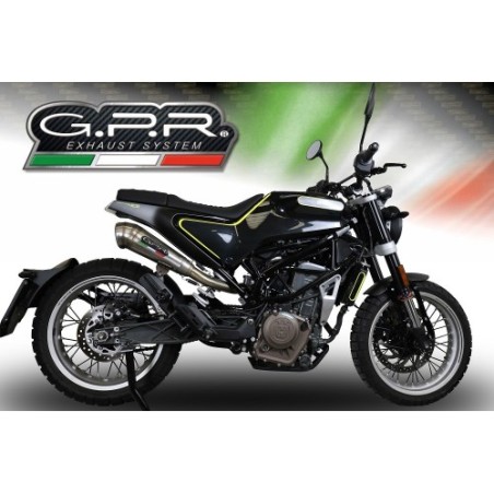 Scarico GPR Powercone Evo per Husqvarna Svartpilen 401 dal 2018 al 2019 omologato