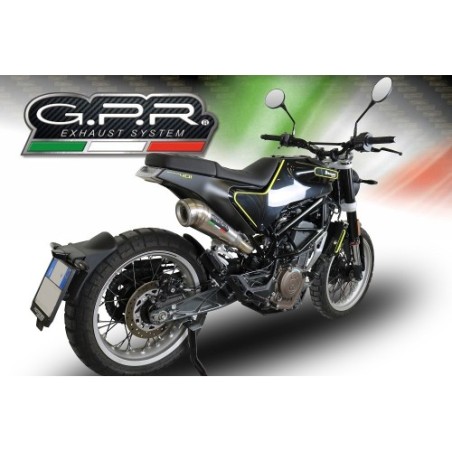 Scarico GPR Powercone Evo per Husqvarna Svartpilen 401 dal 2018 al 2019 omologato