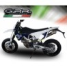 Scarico GPR Powercone Evo per Husqvarna Supermoto 701 dal 2015 al 2016 omologato