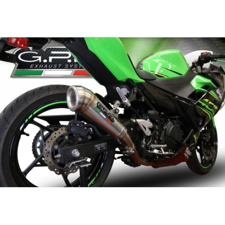 Scarico GPR Powercone Evo per Kawasaki Ninja 400 dal 2023 al 2025 omologato