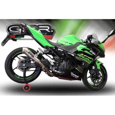 Scarico GPR Powercone Evo per Kawasaki Z 400 dal 2023 al 2025 omologato