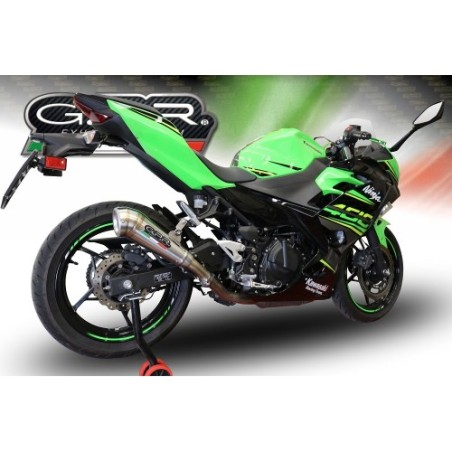 Scarico GPR Powercone Evo per Kawasaki Z 500 dal 2023 al 2025 omologato