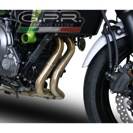 Scarico GPR Powercone Evo per Kawasaki Ninja 650 dal 2017 al 2020 omologato