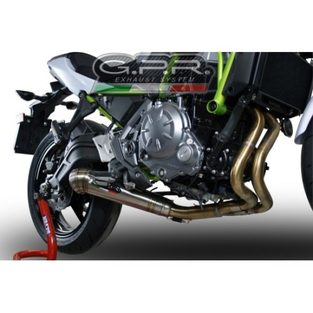 Scarico GPR Powercone Evo per Kawasaki Ninja 650 dal 2017 al 2020 racing