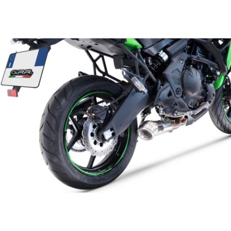 Scarico GPR Powercone Evo per Kawasaki Versys 650 dal 2021 al 2022 racing