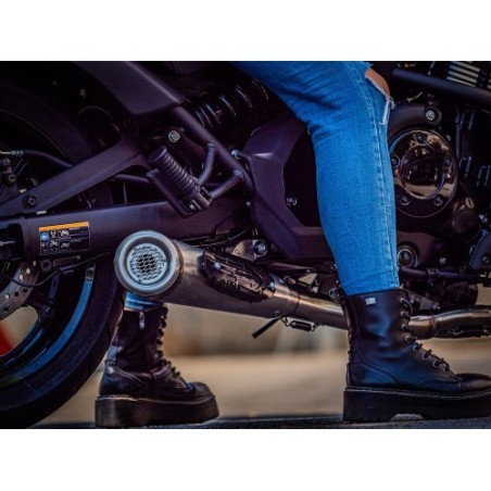 Scarico GPR Powercone Evo per Kawasaki Vulcan 650 S dal 2021 al 2023 omologato