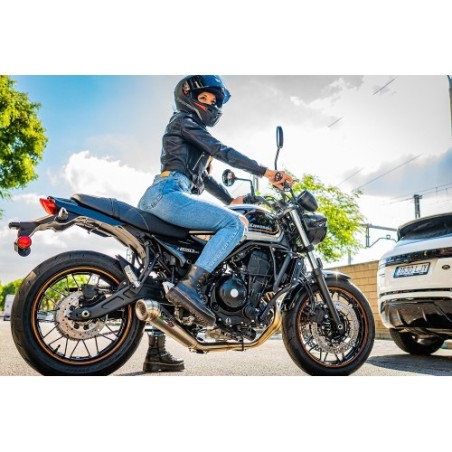 Scarico GPR Powercone Evo per Kawasaki Z 650 RS dal 2021 al 2023 omologato