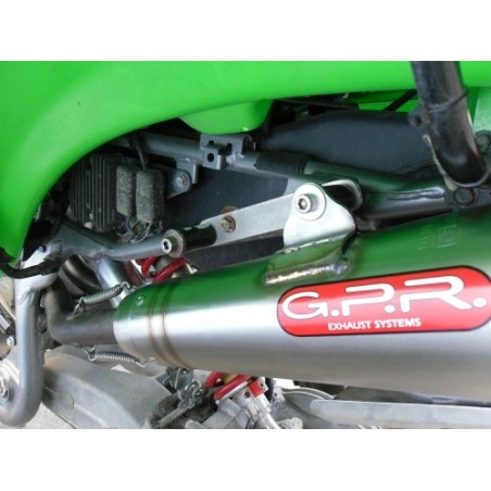 Scarico GPR Powercone Evo per Kawasaki Kfx 700 dal 2004 al 2011 omologato
