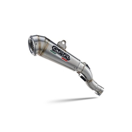 Scarico GPR Powercone Evo per KTM Duke 125 dal 2021 al 2023 omologato