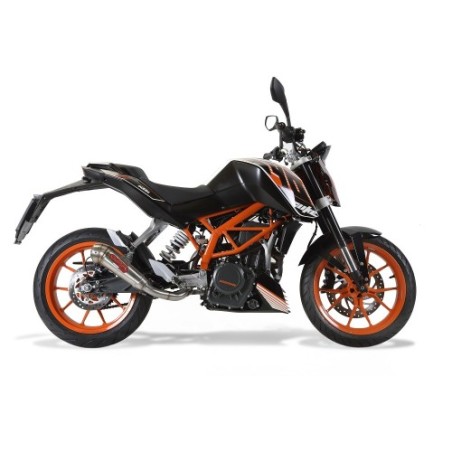 Scarico GPR Powercone Evo per KTM Duke 390 dal 2013 al 2016 omologato