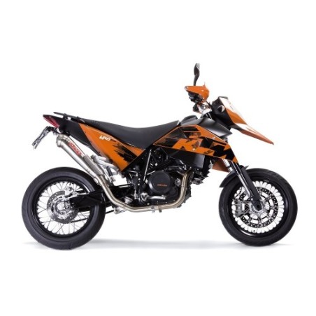 Scarico GPR Powercone Evo per KTM Supermoto 690 dal 2007 al 2009 omologato