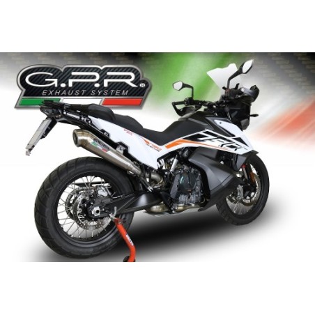 Scarico GPR Powercone Evo per KTM Adventure 790 dal 2018 al 2020 omologato