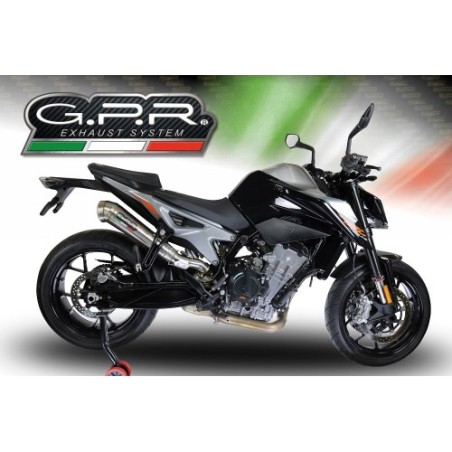 Scarico GPR Powercone Evo per KTM Duke 790 dal 2021 al 2024 omologato