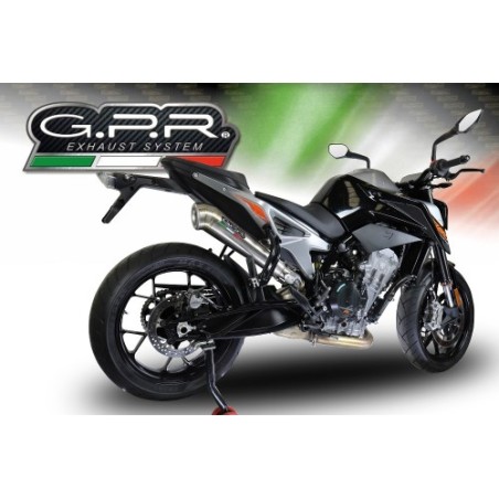 Scarico GPR Powercone Evo per KTM Duke 790 dal 2021 al 2024 omologato