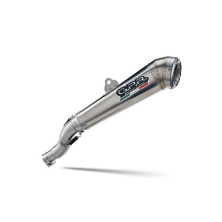 Scarico GPR Powercone Evo per Royal Enfield Interceptor 650 dal 2021 al 2025 omologato