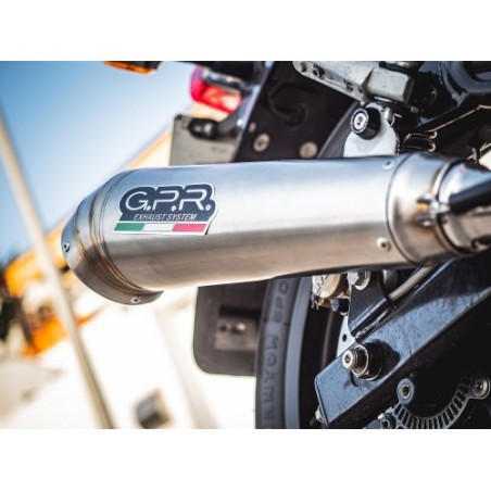 Scarico GPR Powercone Evo per Royal Enfield Interceptor 650 dal 2021 al 2025 omologato