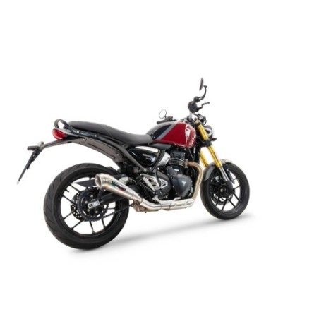 Scarico GPR Powercone Evo per Triumph Scrambler 400 X dal 2023 al 2025 omologato