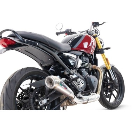 Scarico GPR Powercone Evo per Triumph Scrambler 400 X dal 2023 al 2025 omologato