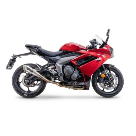 Scarico GPR Powercone Evo per Triumph Daytona 660 dal 2023 al 2025 racing