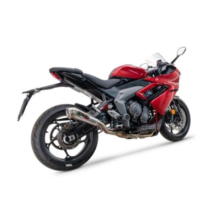 Scarico GPR Powercone Evo per Triumph Daytona 660 dal 2023 al 2025 racing