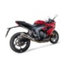 Scarico GPR Powercone Evo per Triumph Daytona 660 dal 2023 al 2025 racing