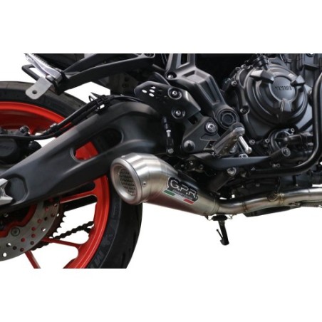Scarico GPR Powercone Evo per YAMAHA Mt-07 dal 2021 al 2024 omologato