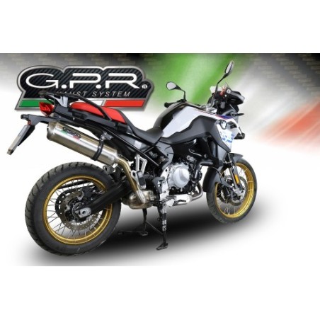 Scarico GPR Satinox per BMW F 850 Gs -Adventure dal 2018 al 2020 omologato
