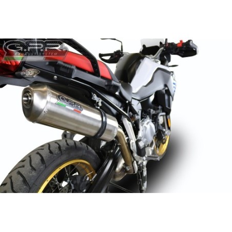 Scarico GPR Satinox per BMW F 850 Gs -Adventure dal 2018 al 2020 omologato