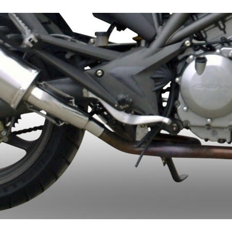 Scarico GPR Satinox per Cagiva Raptor 650 dal 2001 al 2005 omologato