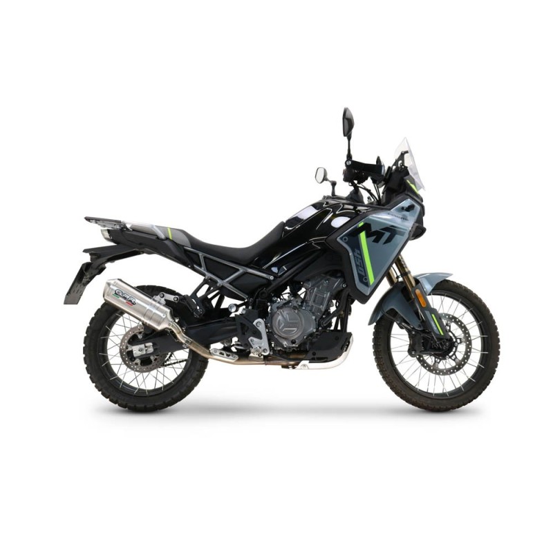 Scarico GPR Satinox per Cf Moto 450 MT dal 2024 al 2025 omologato