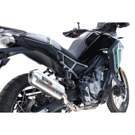 Scarico GPR Satinox per Cf Moto 450 MT dal 2024 al 2025 omologato