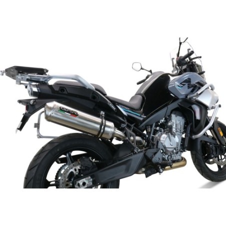 Scarico GPR Satinox per Cf Moto 800 Mt Sport dal 2022 al 2024 omologato