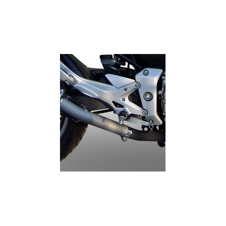Scarico GPR Satinox per Honda Cbf 600 S I.E. dal 2007 al 2012 omologato