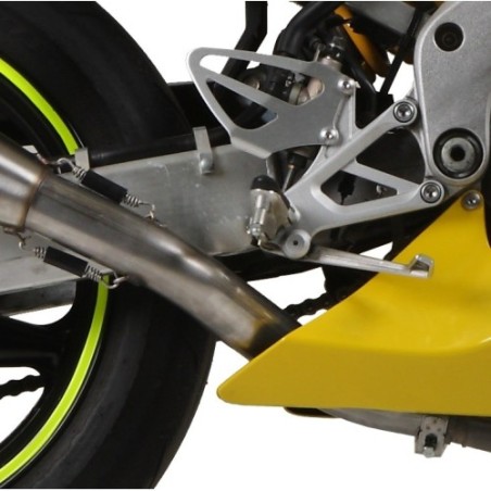 Scarico GPR Satinox per Honda Cbr 600 F - Sport dal 2001 al 2007 omologato