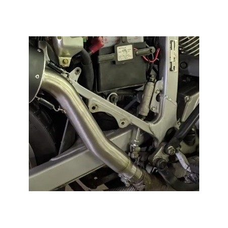 Scarico GPR Satinox per Honda Transalp Xl 600 V dal 1996 al 1999 omologato