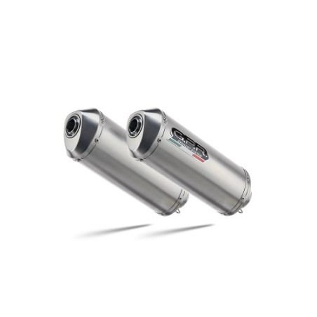 Scarico GPR Satinox per Honda Vtr 1000 Sp-1 RC51 dal 2000 al 2001 omologato