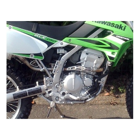 Scarico GPR Satinox per Kawasaki KLX 250 R dal 1994 al 2007 omologato