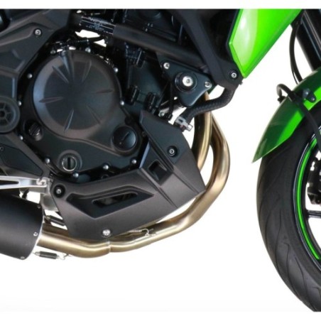 Scarico GPR Satinox per Kawasaki Versys 650 dal 2015 al 2016 omologato