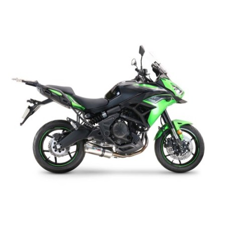 Scarico GPR Satinox per Kawasaki Versys 650 dal 2015 al 2016 omologato