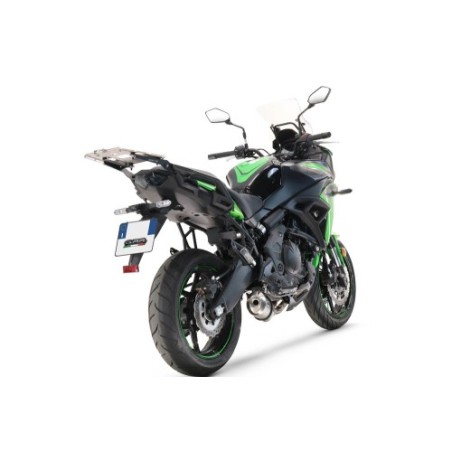Scarico GPR Satinox per Kawasaki Versys 650 dal 2015 al 2016 omologato