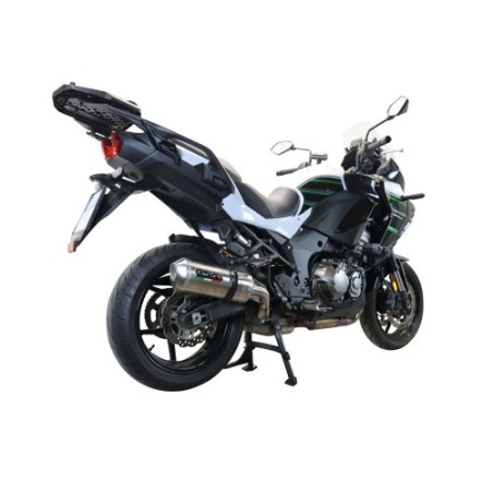 Scarico GPR Satinox per Kawasaki Versys 1000 I.E. dal 2019 al 2020 omologato