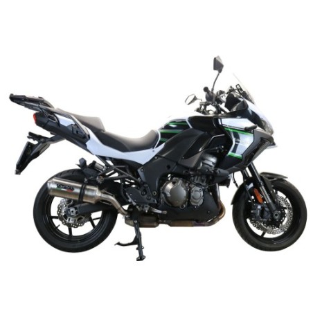 Scarico GPR Satinox per Kawasaki Versys 1000 I.E. dal 2021 al 2024 omologato