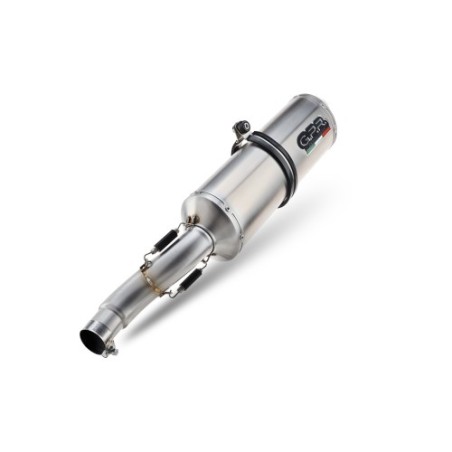 Scarico GPR Satinox per Moto Guzzi Griso 1200 8V dal 2007 al 2016 omologato