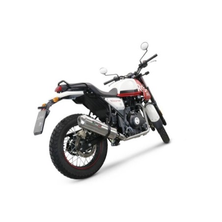 Scarico GPR Satinox per Royal Enfield Scram 411 dal 2022 al 2024 omologato