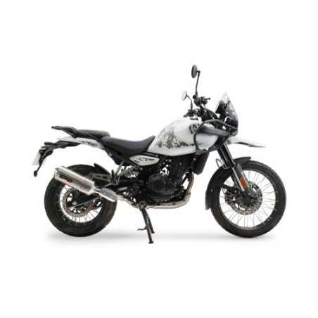 Scarico GPR Satinox per Royal Enfield Guerrilla 450 dal 2024 al 2025 omologato
