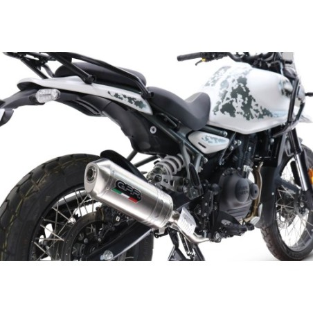 Scarico GPR Satinox per Royal Enfield Himalayan 450 dal 2024 al 2025 omologato