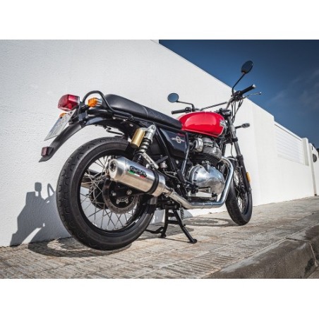 Scarico GPR Satinox per Royal Enfield Continental 650 dal 2021 al 2024 omologato