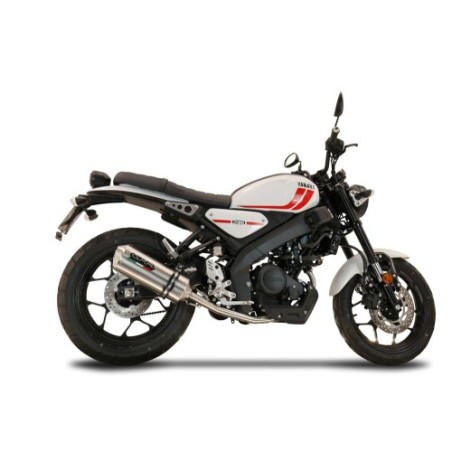 Scarico GPR Satinox per YAMAHA XSR 125 dal 2021 al 2025 omologato