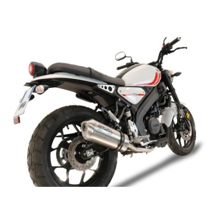 Scarico GPR Satinox per YAMAHA XSR 125 dal 2021 al 2025 omologato